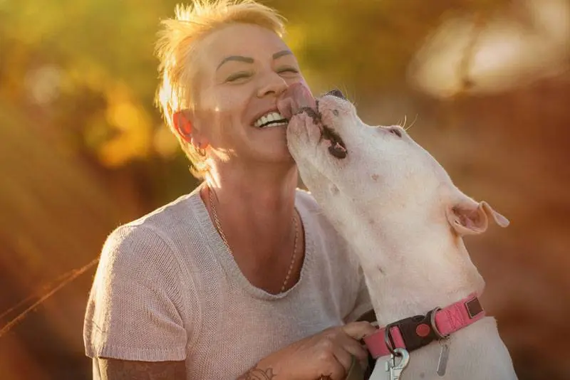 dogo argentino and mistress