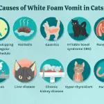 A cat or cat vomits white foam – what to do?