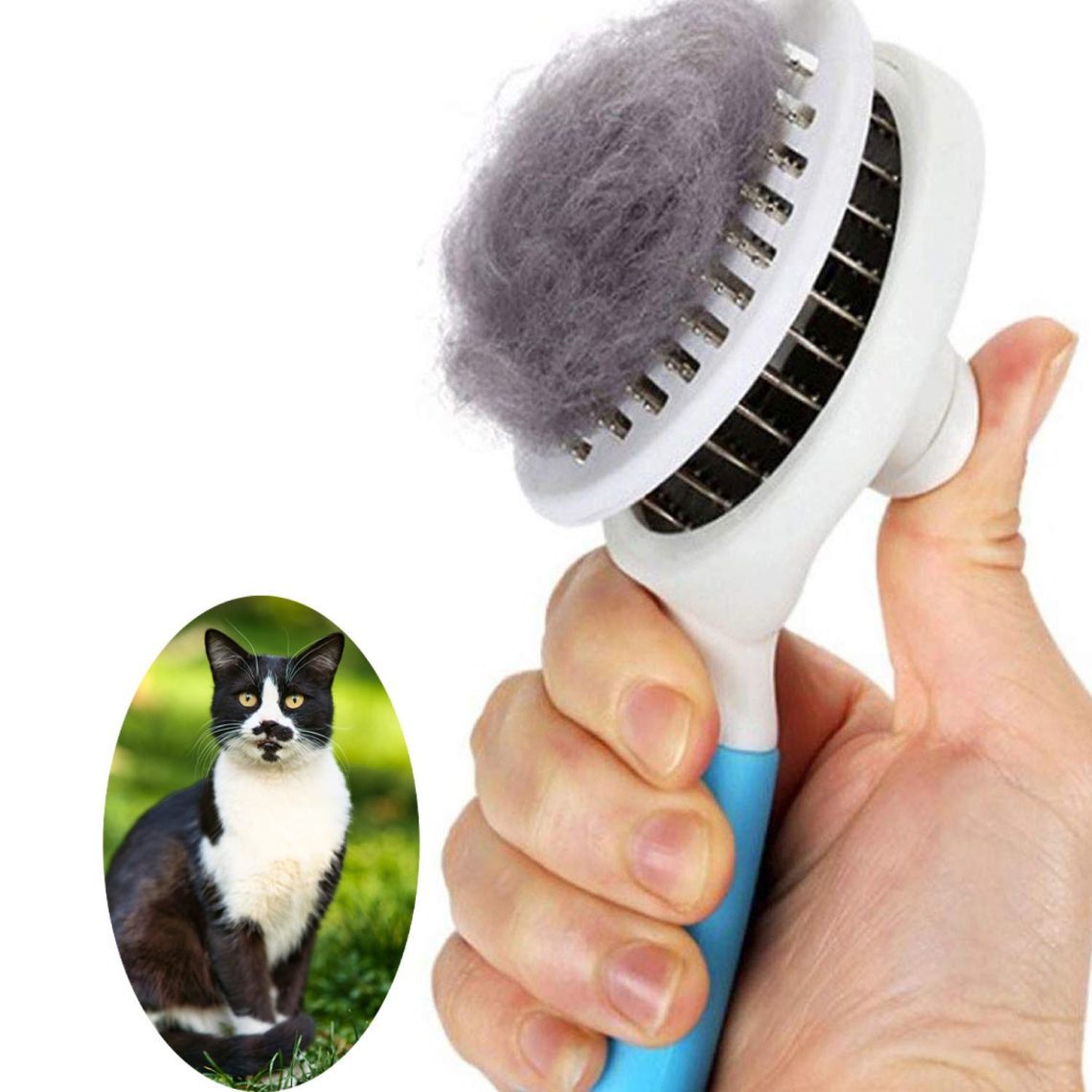 Brushes for combing cats