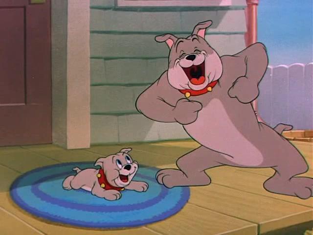 Bulldog Spike from the cartoon about Tom and Jerry