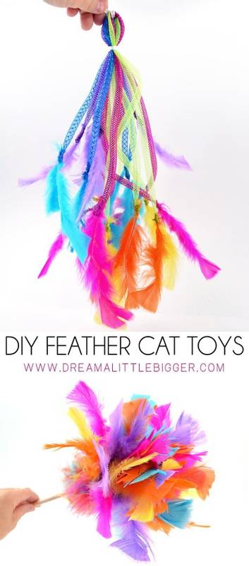 DIY cat toys - 50 ideas