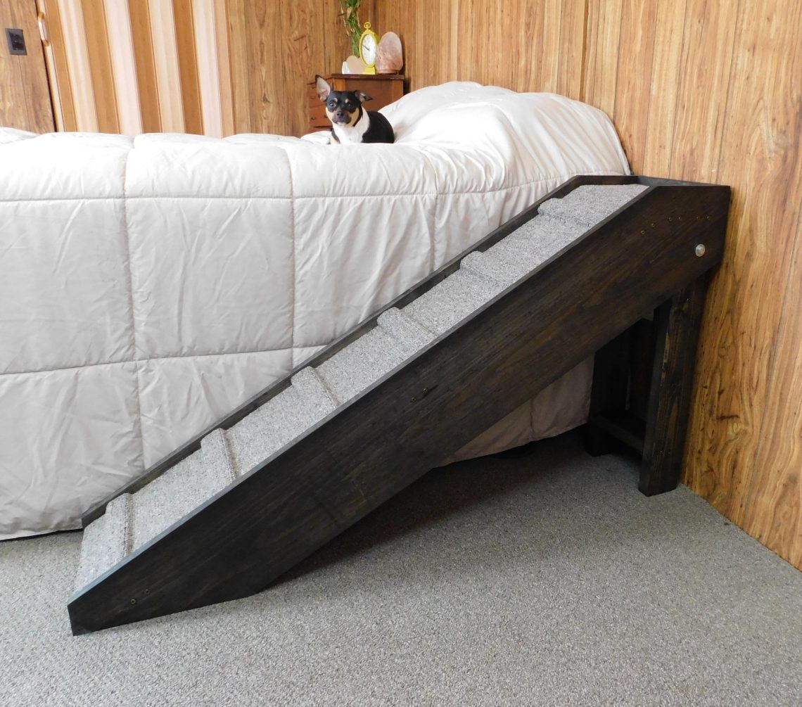 Dog bed ramps and steps