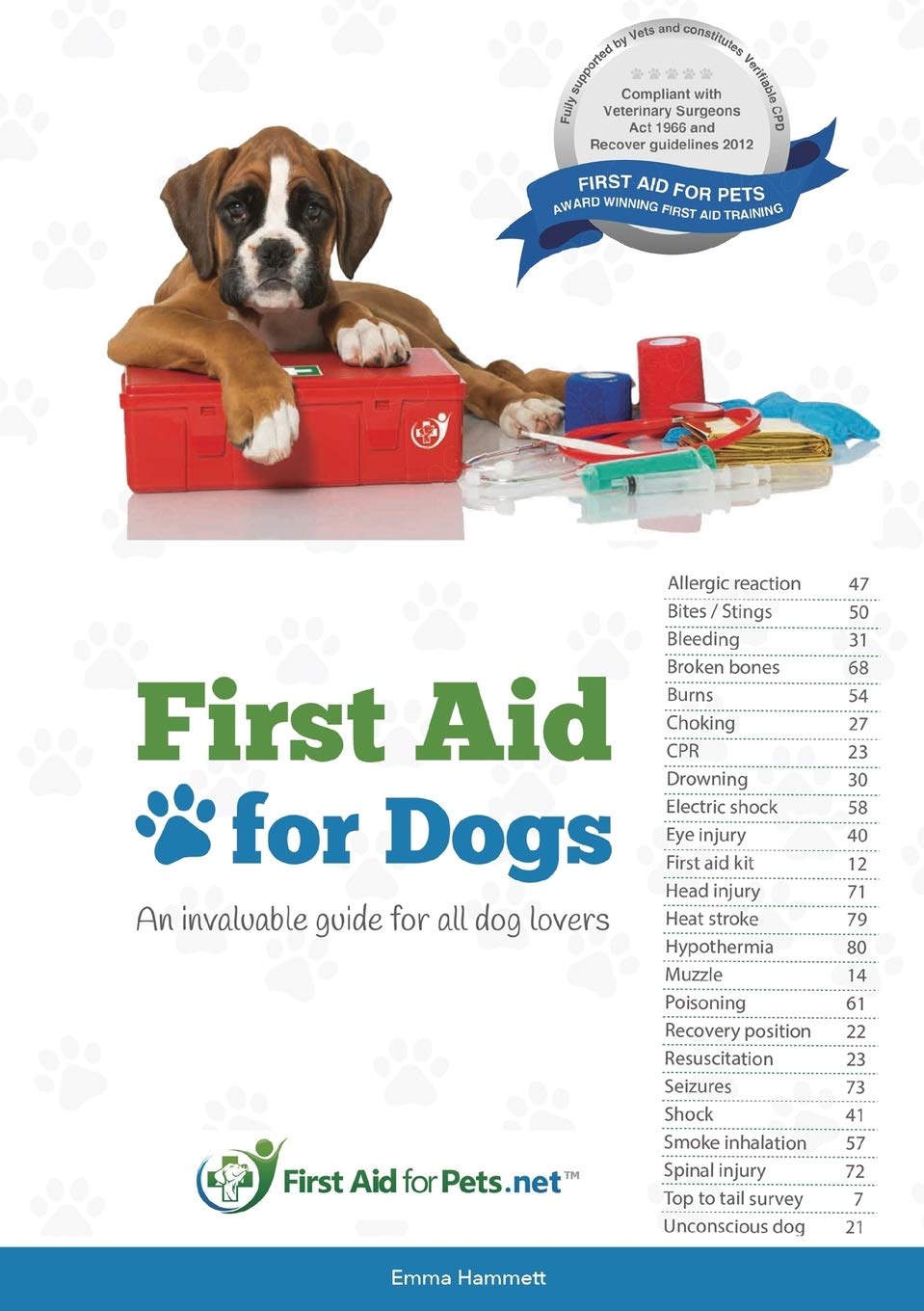 First aid for a dog