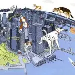 How do dogs live in the city?