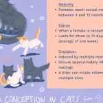 How is the mating of cats?