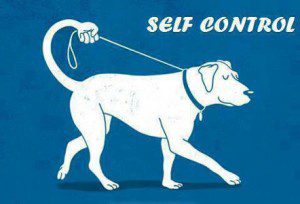 Self-control for a dog