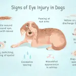 Treatment of eye injury in dogs and cats