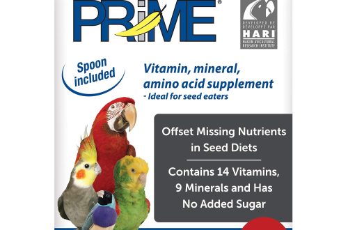 Vitamins and mineral supplements for parrots