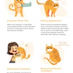 Why does a cat bite when you stroke it?