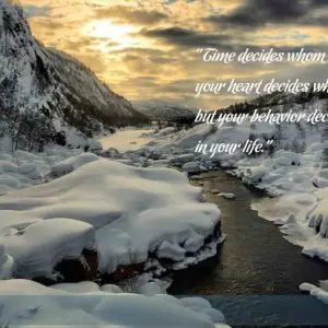 With whom will you meet the winter ..