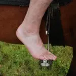 Analyzing the position of the foot in the stirrup