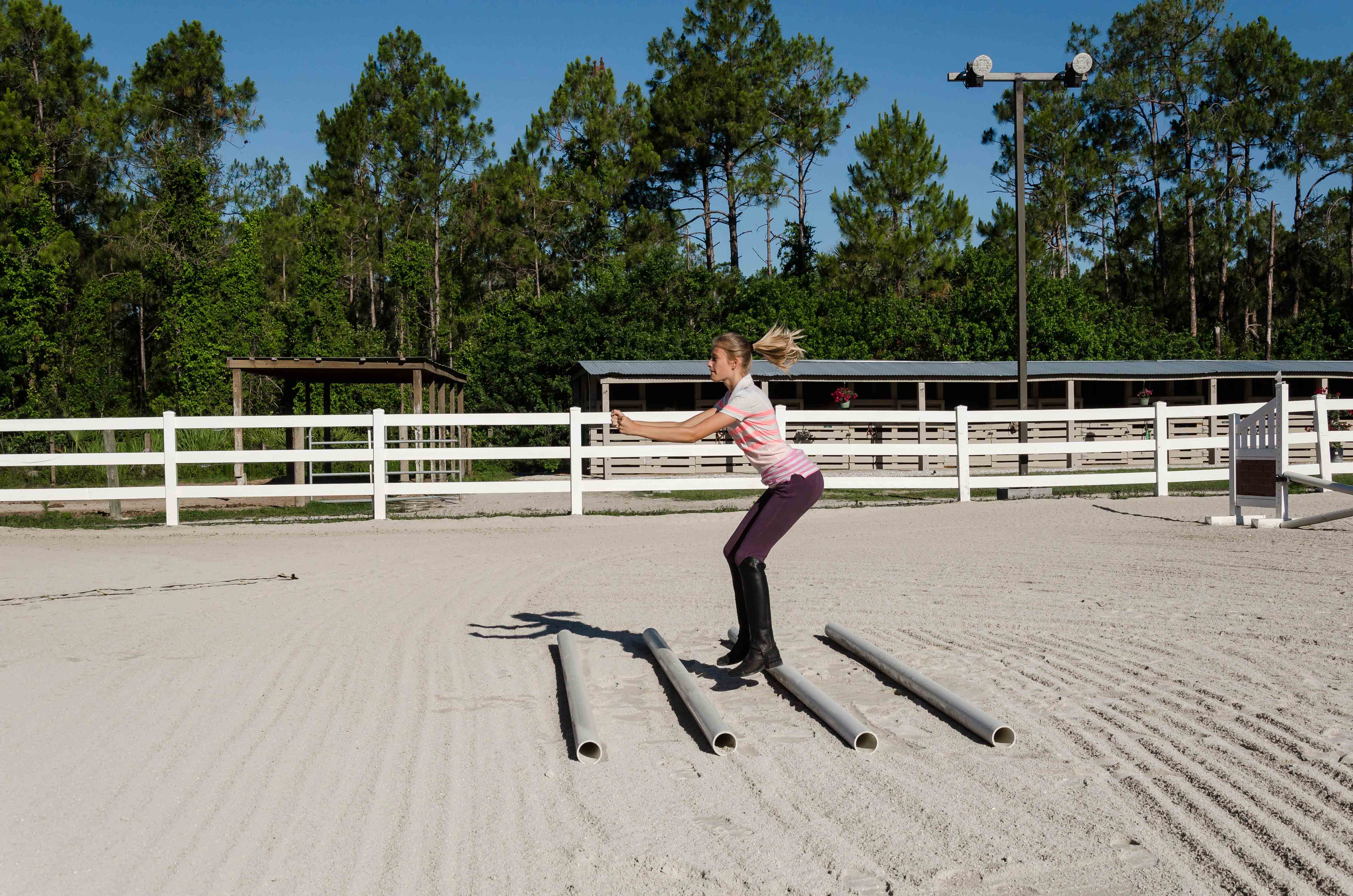 Are you a cowboy? You and jump! (exercise for riders)