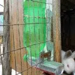 Do-it-yourself rabbit drinkers: nipple, vacuum and made from a plastic bottle