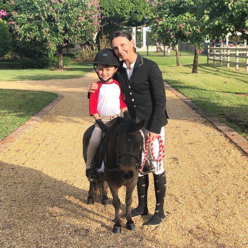 Georgina Bloomberg gave her son a pony from a shelter