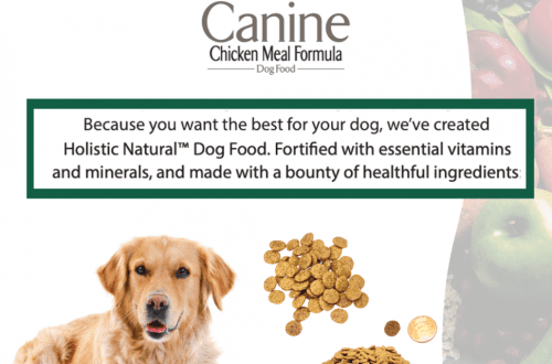 Holistic dog food and food made from natural ingredients