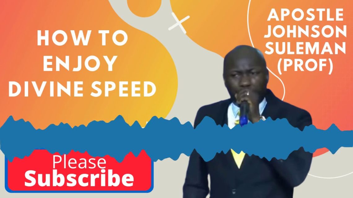 How to enjoy speed