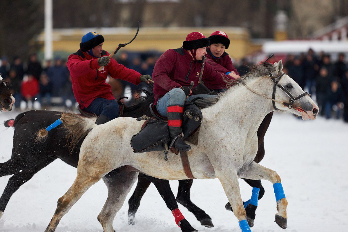 Is the kok-boru (goat-cutting) tournament at the CMI legal?