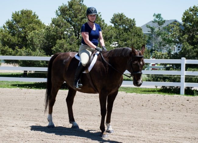 Riding training for adult riders