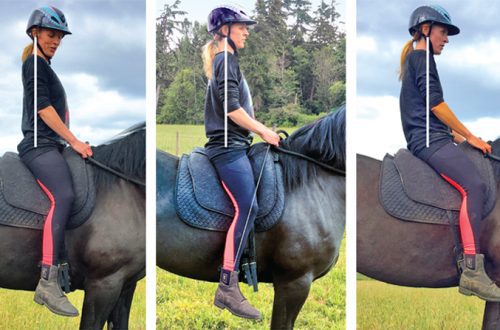 The importance of posture in riding