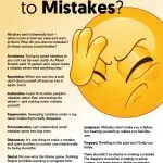 When you make a mistake, how do you deal with it?