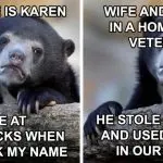 Why the bear sucks its paw: when opinions are wrong