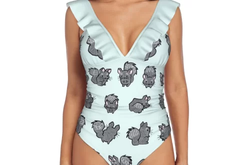 Bathing suit for chinchillas: purchased and handmade