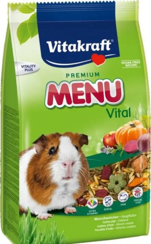 The best food for guinea pigs: composition, description, rating